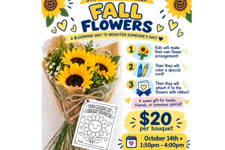 Fall Flowers Afterschool Fundraiser