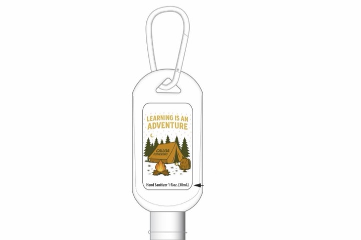 Hand Sanitizer Keychain